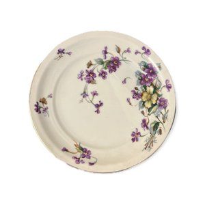 Vintage MEITO Bone China 6.5” Side Plate, Adele Pattern Orleans Shape Narrow Rim